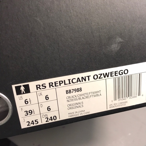 RAF Simmons ozweego - Picture 11 of 12